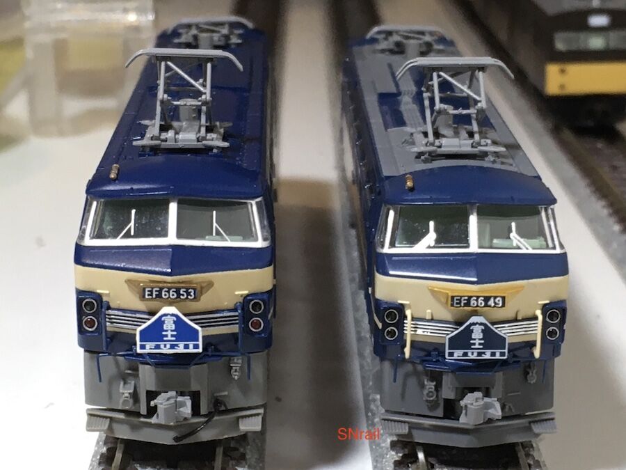 TOMIX 新しいEF66 購入・小加工＋旧製品との比較 : SN総合車両所のブログ