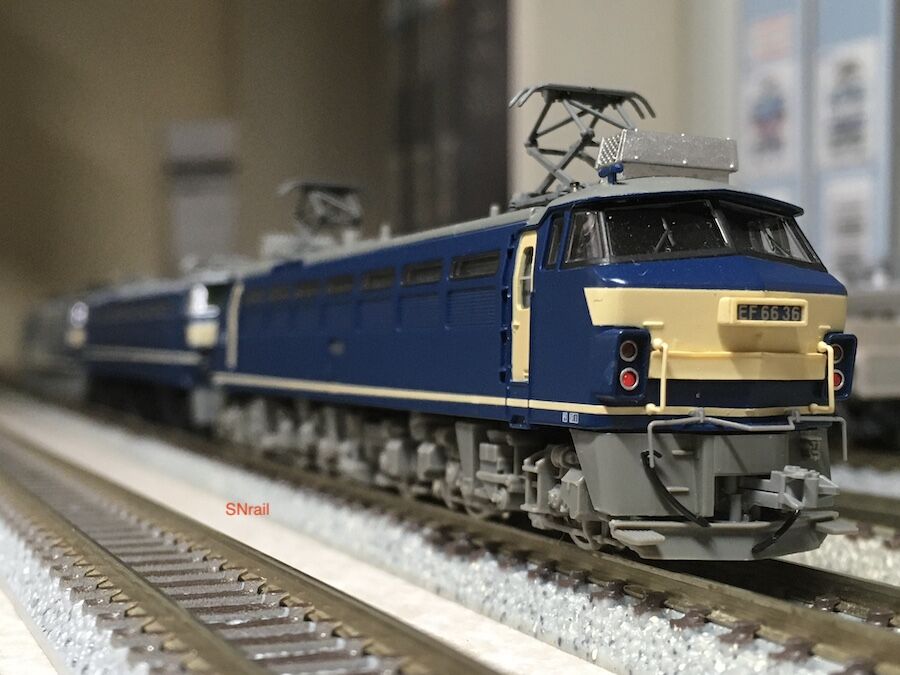 TOMIX 新旧のEF66-0比較と旧製品生き残りのための悪あがき加工 TOMIX 新旧のEF66-0比較と旧製品生き残りのための悪あがき加工