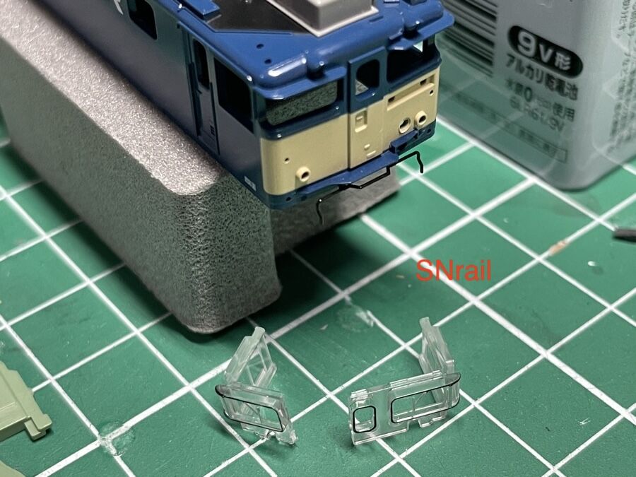 本日取り消し　加工品　トミックス　EF64 1000前期型　パーツ取り付け 本日取り消し 加工品 トミックス EF64 1000前期型 パーツ