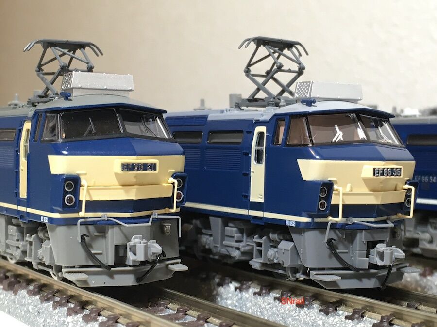 TOMIX 新旧のEF66-0比較と旧製品生き残りのための悪あがき加工 : SN