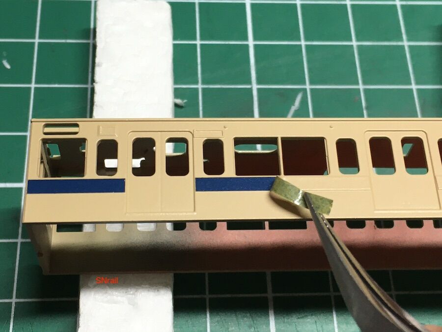 戸袋窓付き最後の103系 広ヒロB-09編成の製作 その3 : SN総合