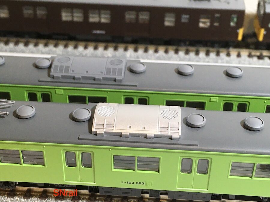TOMIX 103系JR西日本仕様からNS618編成を作る : SN総合車両所の TOMIX 103系JR西日本仕様からNS618編成を作る : SN総合車両所の