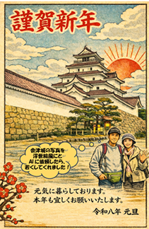 2026年賀状　Igarashi