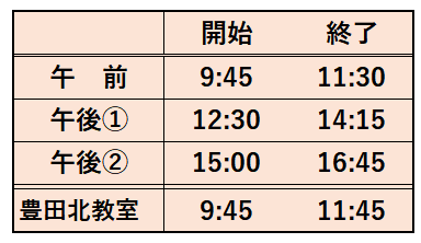 cov-19時間割