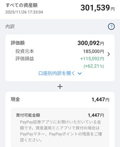 【米株投資】30万円の目標達成！！《収穫》