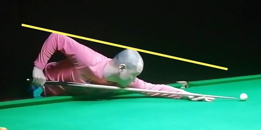 スヌーカー独特のフォーム2 ショット : snooker bible