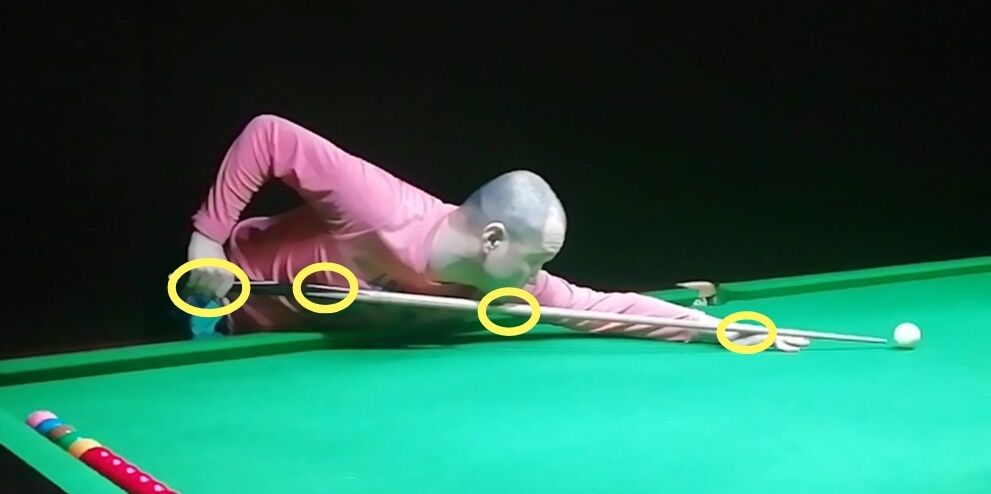 スヌーカー独特のフォーム2 ショット : snooker bible〜センチュリー