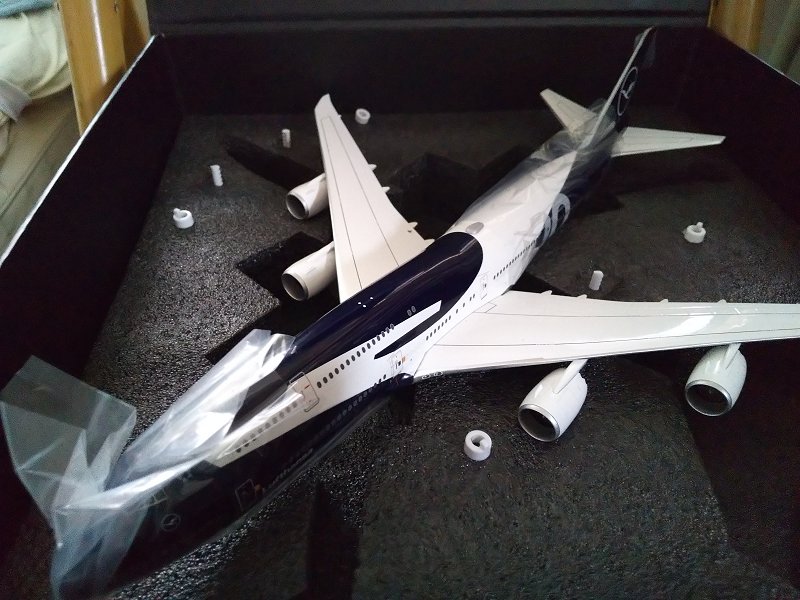 SQwings…1/200 Lufthansa B747-8 100 Jahre : スノ・ブロ2…2019/06/04