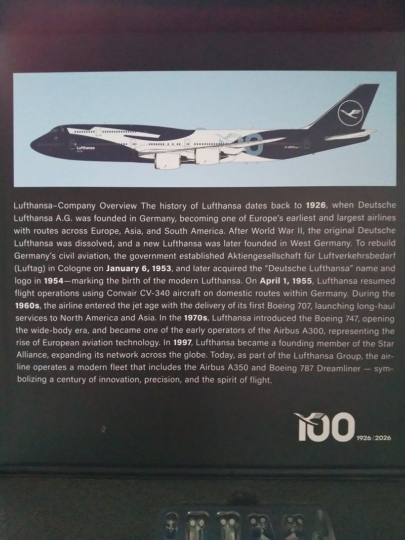 SQwings…1/200 Lufthansa B747-8 100 Jahre : スノ・ブロ2…2019/06/04