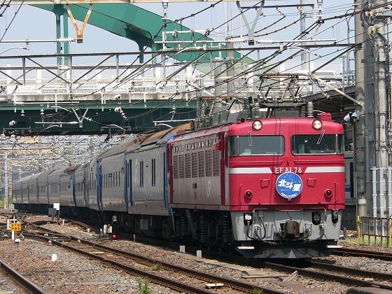 ラジテツ EF 81 北斗星 ニューコンセプト電車R/C ラジテツ EF 81 北斗星 ニューコンセプト電車R/C EF81北斗星色機関