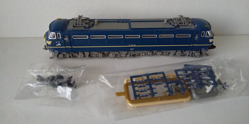鉄道模型 92958 TOMIX EF66 42+ED76(94or92) TOMIX…EF66-42(さよなら なは・あかつき)→EF66-49 : スノ・ブロ2
