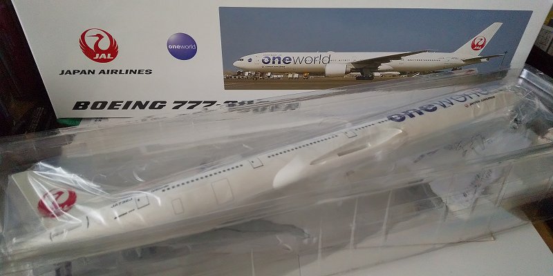 JALUX(EverRise)…1/200：B777-300ER JAL oneworld塗装 JA732J WiFi