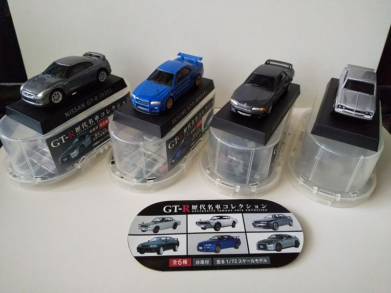 2012/10/23…WANDA金の微糖：GT-R歴代名車コレクション : スノ