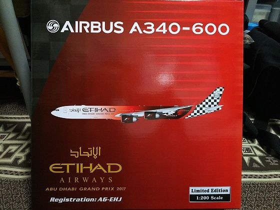 phoenix…1/200：エティハド航空A340-600『F1アブダビグランプリ