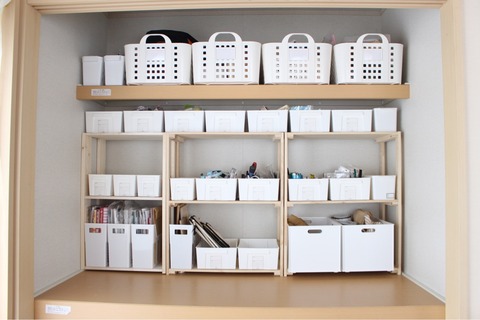 押入れ収納 DIY ニトリ SPF材 ファルカタ