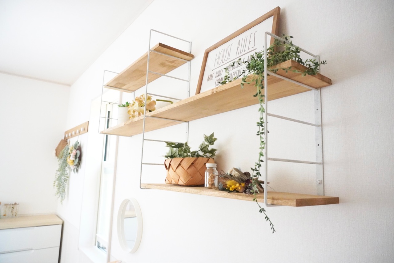 ダイソーですぐできる カフェみたいなおしゃれラック Elie S House Diy100均リメイカーエリィの暮らし レシピブログ Powered By ライブドアブログ