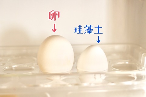 珪藻土タマゴ型調湿脱臭剤 ワッツ100均