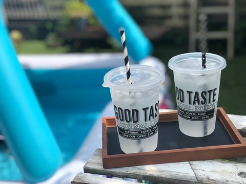 ドリンクカップ セリア ポカリ 庭 熱中症対策