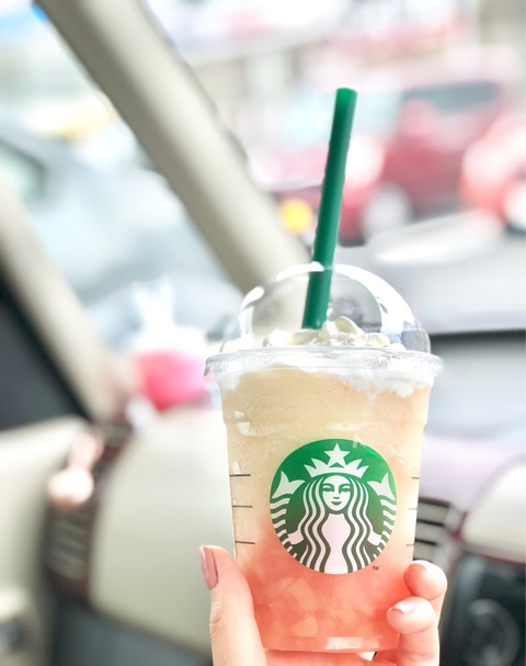 ピーチオンザビーチフラペチーノ スタバ 新作