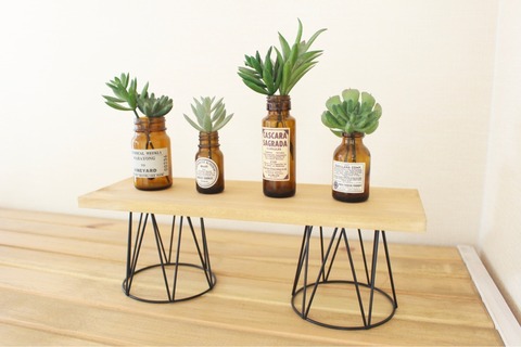 スチール植木鉢カバー 飾り棚 簡単DIY ダイソー