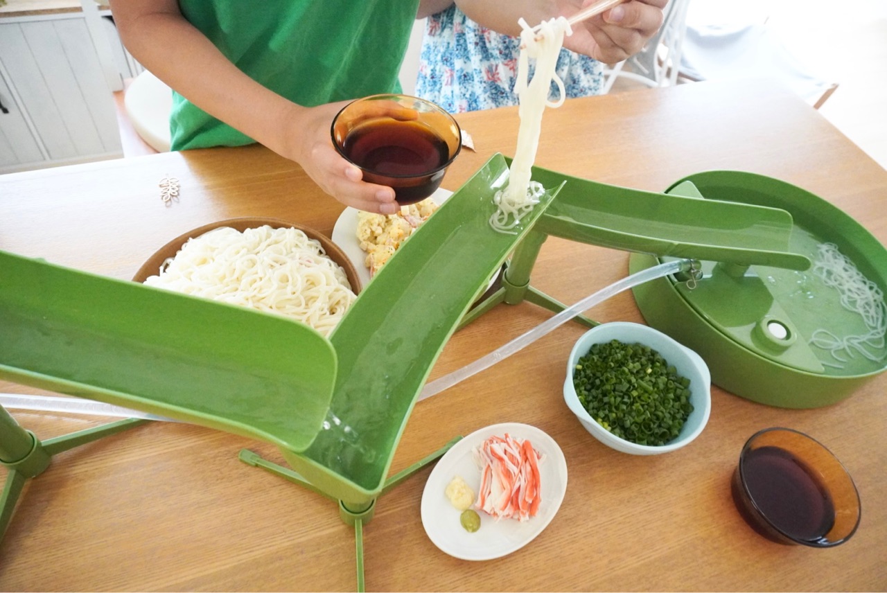 夏休みのおうち時間＊楽天1位の流しそうめん、実際は…？ : elie