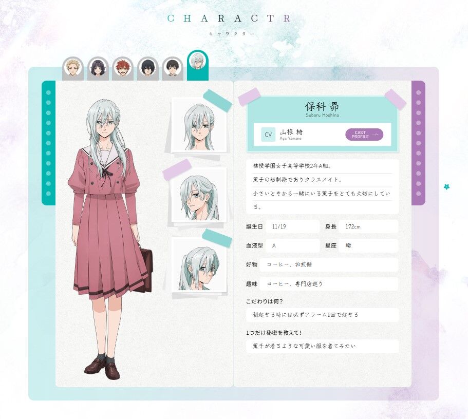 薫る花は凛と咲く 保科 薫る花は凛と咲く 木製キャラスタンド 保科昴｜アニメ