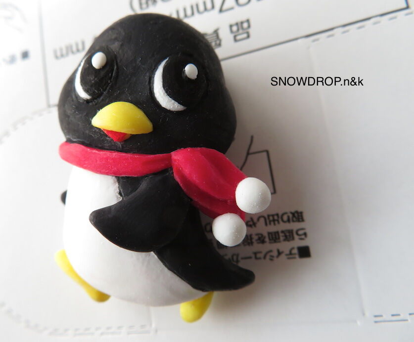 オーダー品 親子ペンギンとうさぎ ヘアゴム ゴーゴーペンギンさんのヘアゴムと黒いうさぎさん。 : SNOWDROP.n&kの