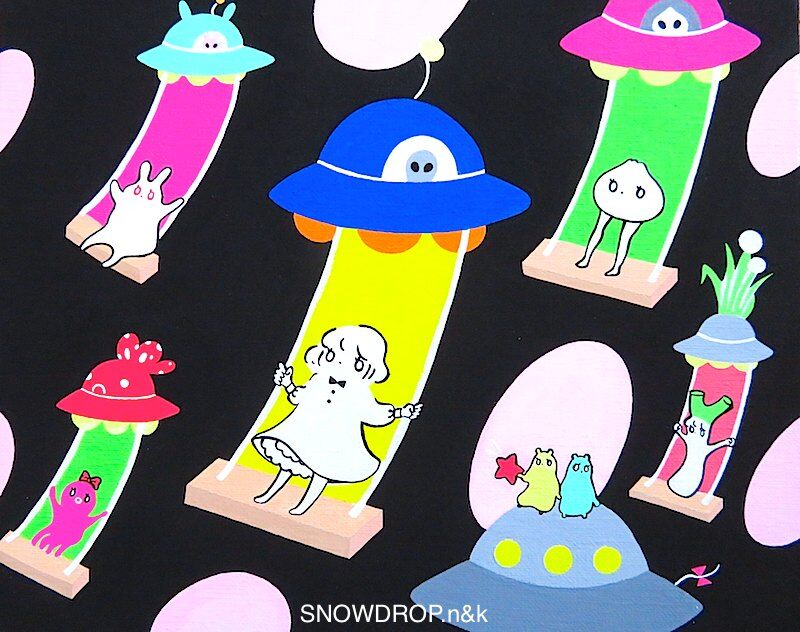kのUFOの作品とシイタケ大きくなりましたの話。 : SNOWDROP.n&kの