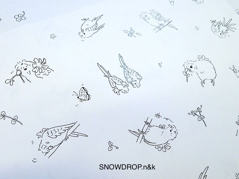 羽衣セキセイインコのイラスト Snowdrop N Kのサクサク日記