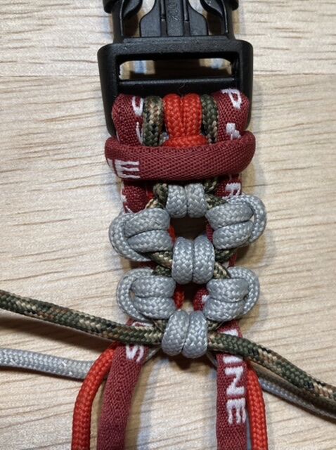 パラコード首輪の編み方 花 Aztec Sun Bar 柴犬モコモコ日記 パラコード首輪の編み方 花 Aztec Sun Bar 柴犬モコモコ日記