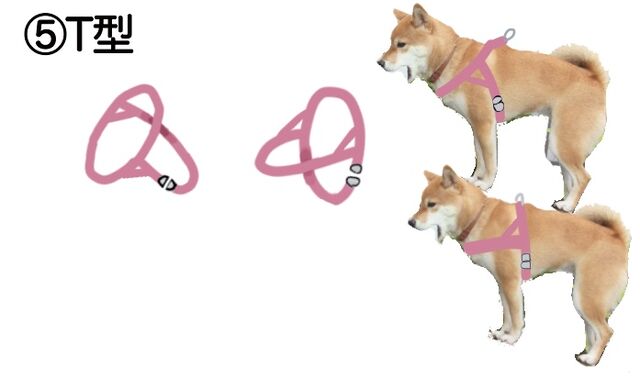 手作りハーネス 分類してみた 図解 柴犬モコモコ日記 手作りハーネス 分類してみた 図解 柴犬モコモコ日記
