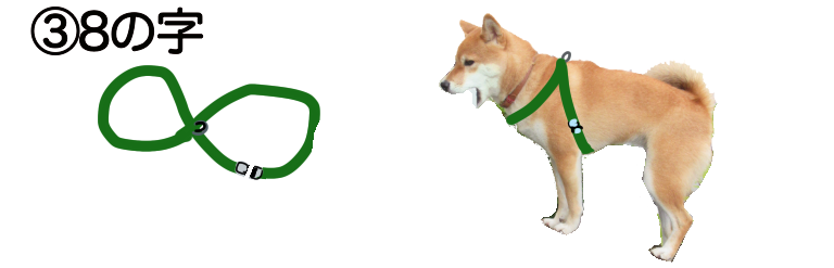 手作りハーネス 分類してみた 図解 柴犬モコモコ日記 手作りハーネス 分類してみた 図解 柴犬モコモコ日記