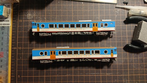 No.47鉄道Nゲージジオラマ車両、貨車付き 東京・本店4階】本日ご来店のお客様⑤ 駅に並ぶE217系総武快速