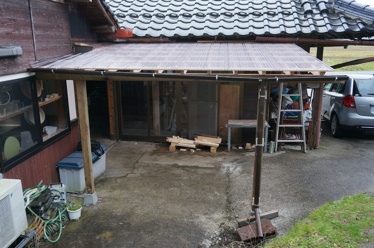 遂に完成 作業場にする場所の屋根作り 奥丹波そば街道の店市島町 そばんち と山南町 木琴 のブログ 遂に完成 作業場にする場所の屋根作り 奥丹波そば街道の店市島町 そばんち と山南町 木琴 のブログ