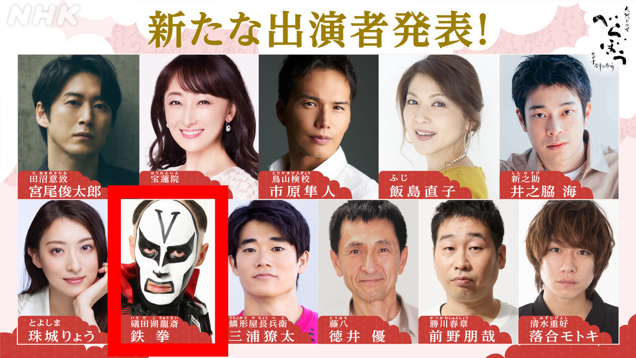 大河ドラマ『べらぼう』鉄拳の素顔に驚愕！イケメン化した彼の魅力とは？