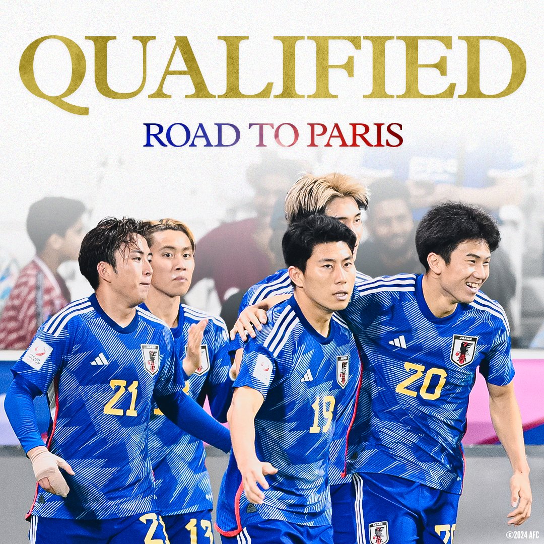 【サッカー】U-23日本代表がパリ五輪出場権を獲得！イラク代表を破り決勝へ進出