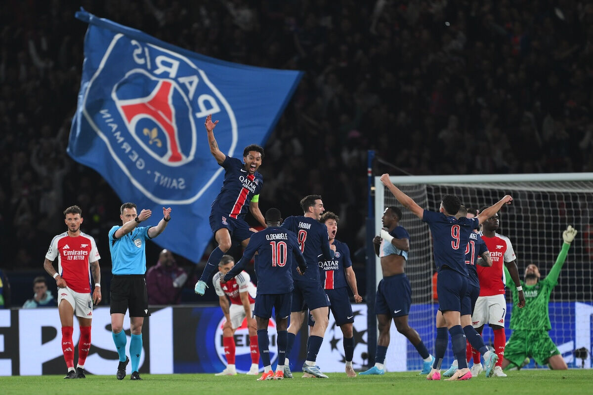 ちょｗPSGとアーセナルのUEFA-CL準決勝、熱すぎたwwww