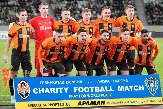 【サッカー】福岡が強豪シャフタールに善戦！ウクライナ復興支援マッチに感動の試合