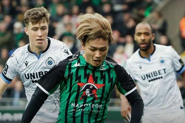 上田綺世はフル出場 サークル・ブルッヘ、クラブ・ブルッヘとドロー
