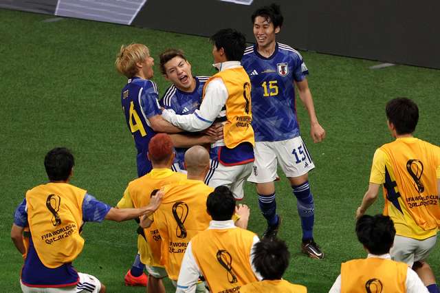 日本代表、ドイツ戦が海外メディアでW杯最高の5試合に選出