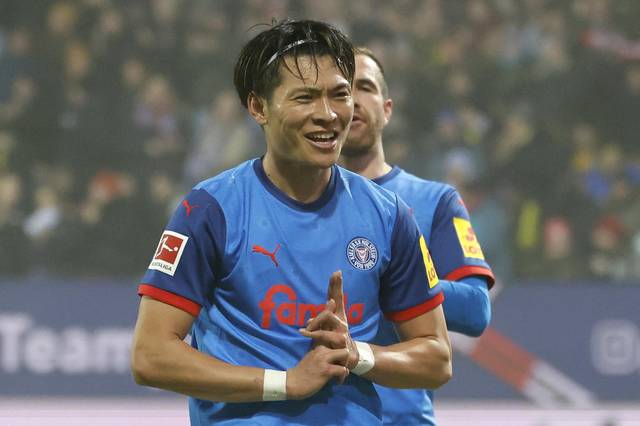 【サッカー】町野修斗が今季7ゴール目!ホルシュタイン・キールのドルトムント戦勝利に大きく貢献【ドイツ・ブンデスリーガ】