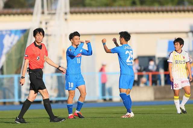 J2第34節 水戸ホーリーホック 深堀隼平の2ゴールで京都に逆転勝利 サッカータイム