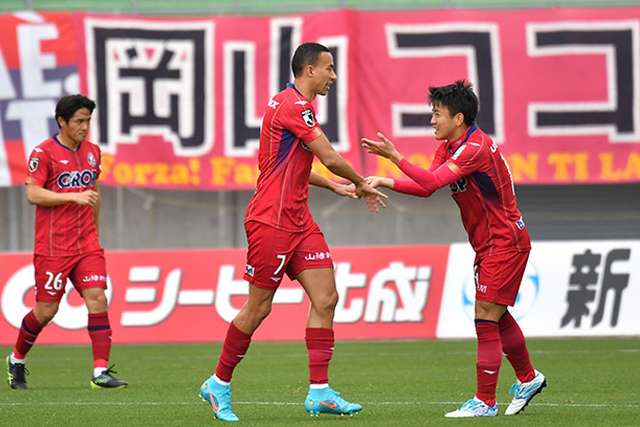 J2第5節 ファジアーノ岡山、横浜FCとドロー