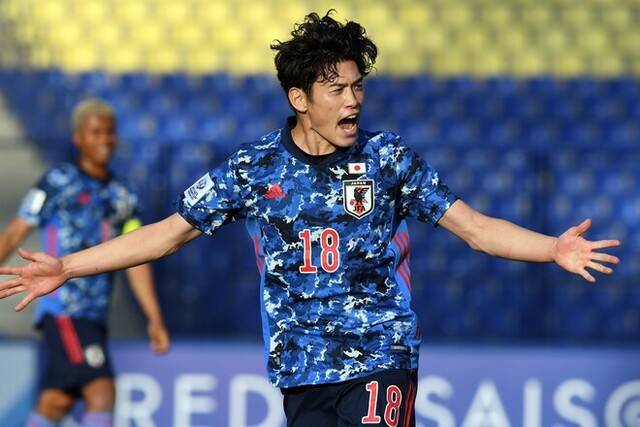 U-21日本代表、U-23韓国代表に3発完封勝利!鈴木唯人が2ゴール