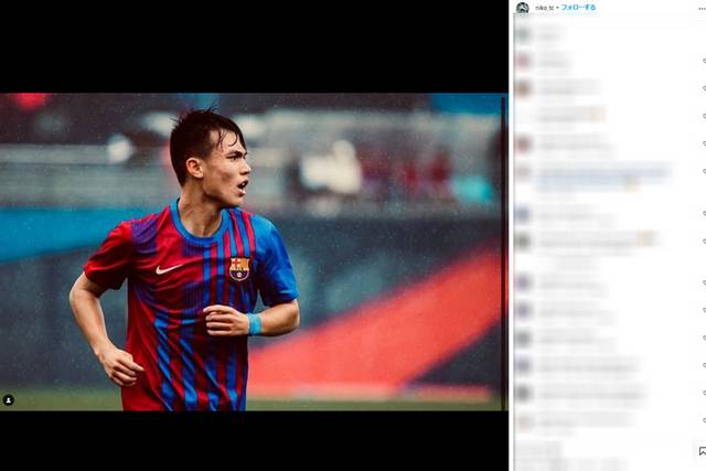 バルセロナの17歳日本人DF高橋センダゴルタ仁胡が選出
