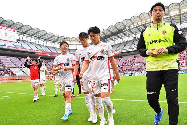 J1第9節 名古屋グランパス、鹿島とスコアレスドロー