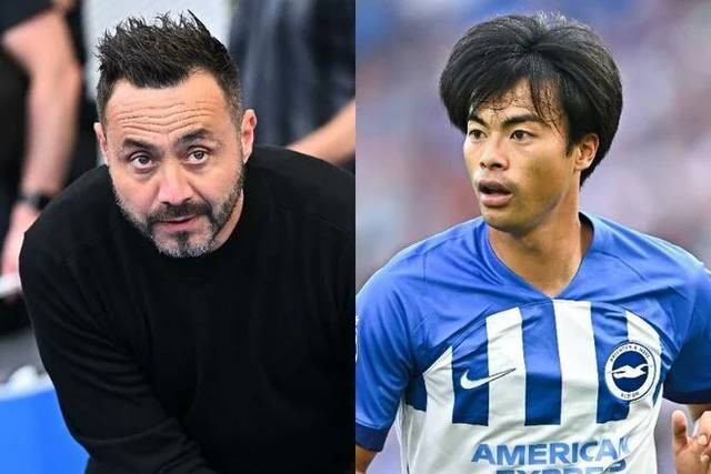 三笘薫の得点シーンでペットボトルを叩きつけ…デ・ゼルビ監督の“感情爆発”リアクションが話題【ブライトン】