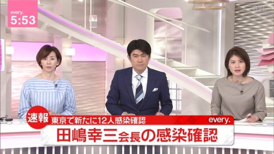 田嶋会長コロナ感染