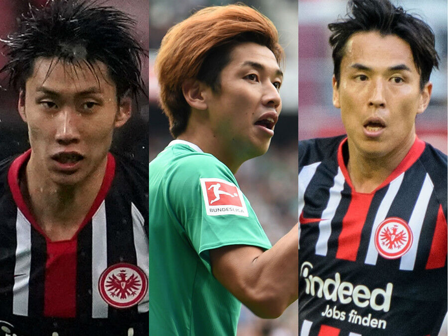【悲報】大迫先発のブレーメンさん、長谷部&鎌田のフランクフルト3発で逝く…