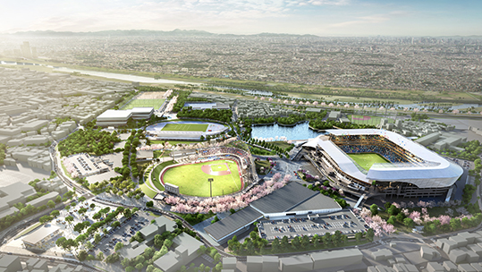 川崎・等々力緑地の再編費用、最大1232億円に 当初より約2倍の見通し